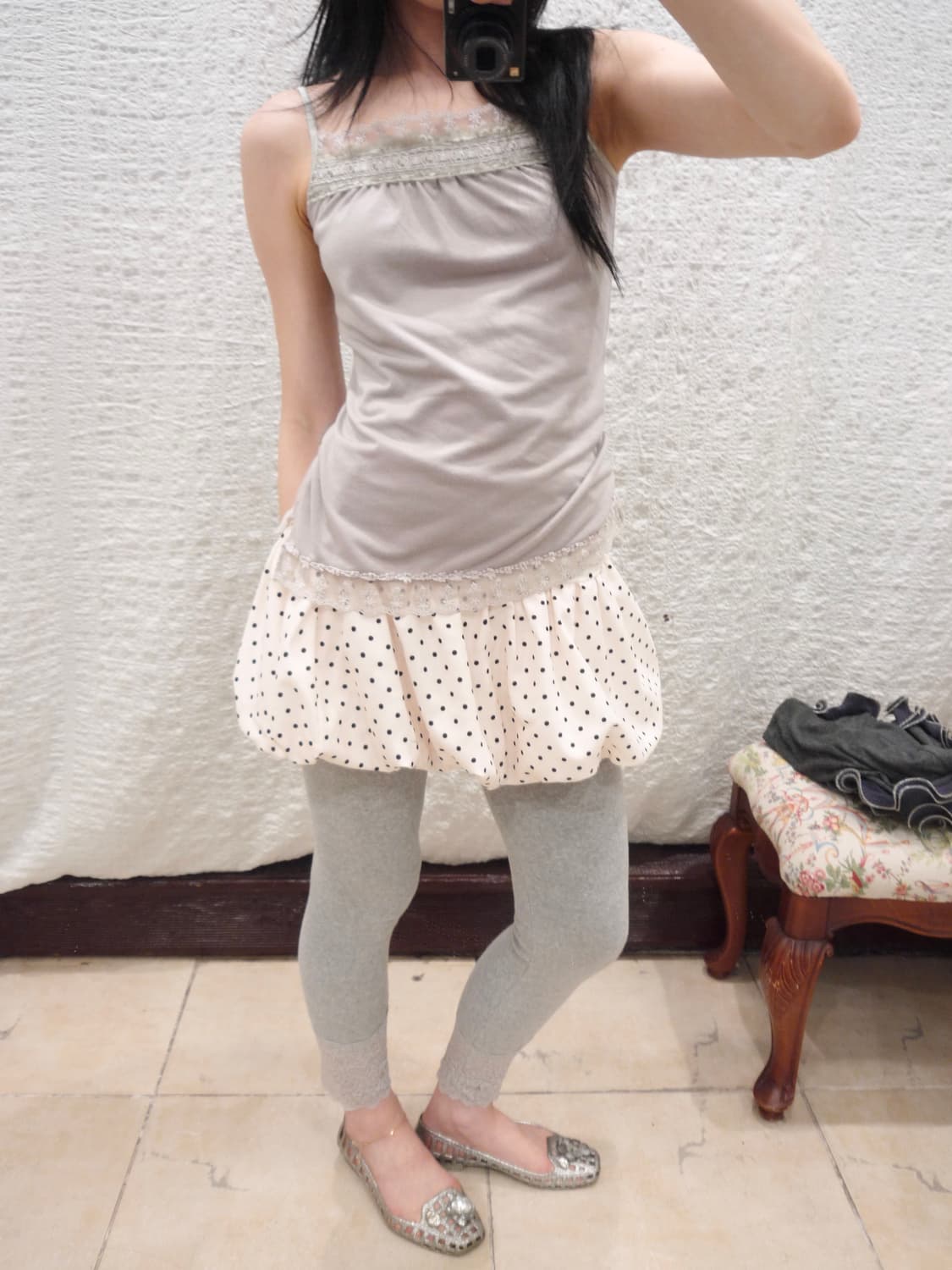 little lace sleeveless 상품이미지1