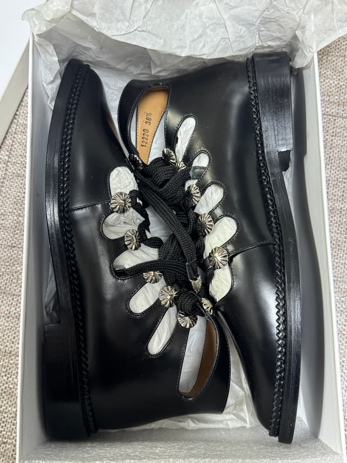 Toga pulla 토가 풀라 레더 레이스업 슈즈 상품이미지6