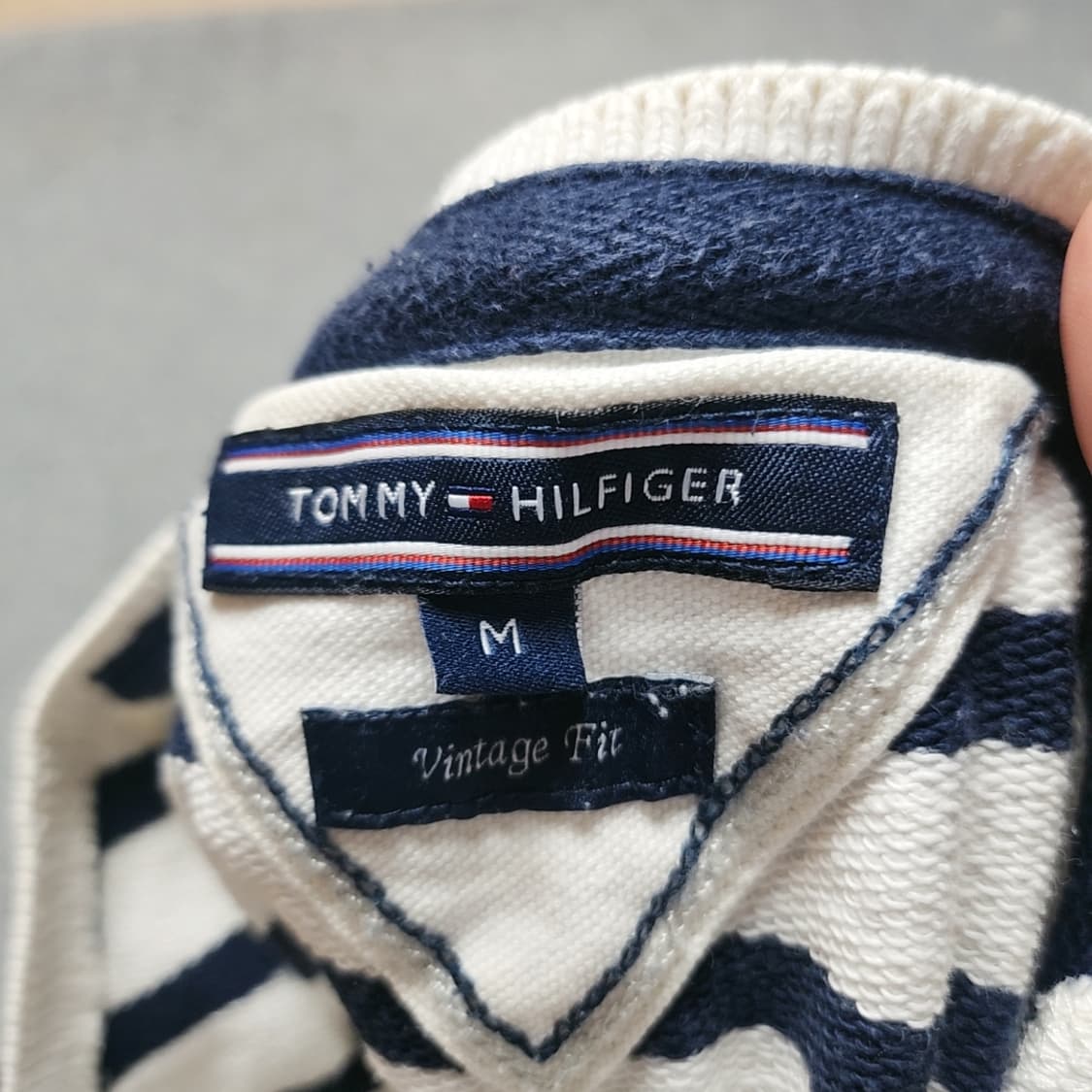 [M] 타미힐피거 스트라이프 면니트 (2830) 상품이미지4