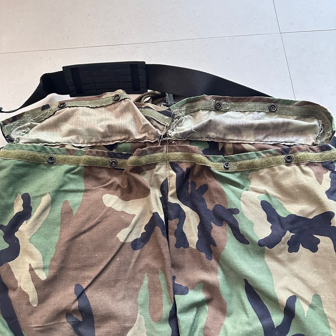 00s 오리지널 미군 HGU-56/P 파일럿 헬멧백 우드랜드 상품이미지4