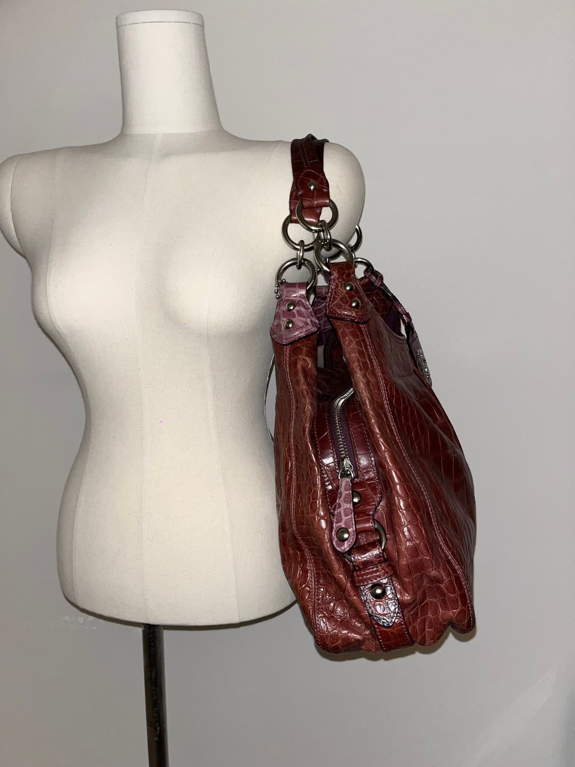 📦2000ss Coach alligator skin bag 상품이미지5