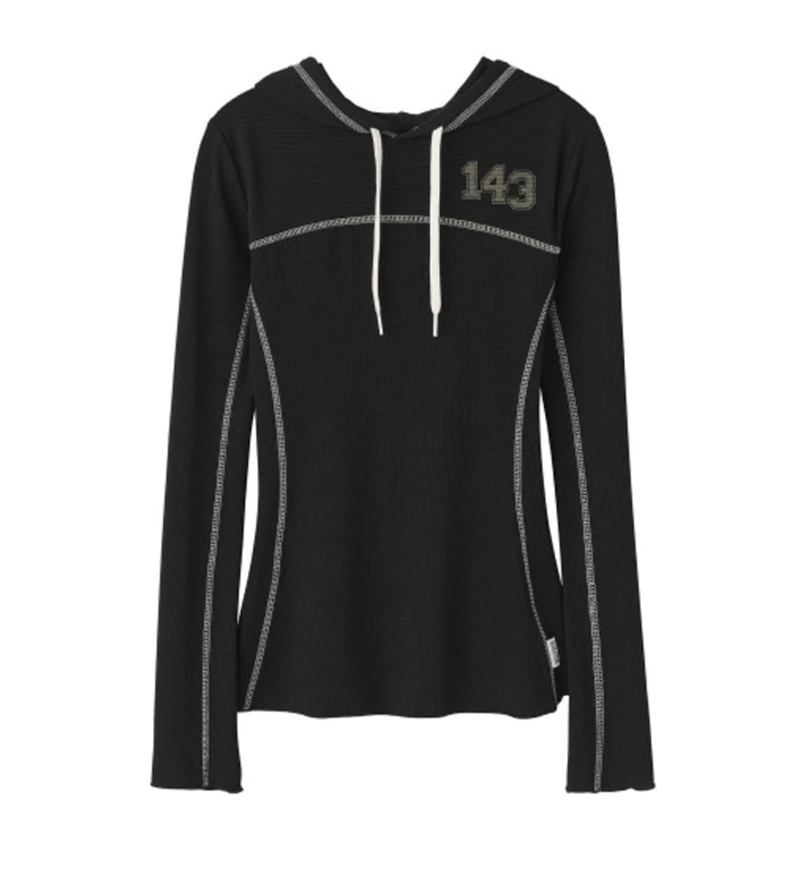 스컬프터 넘버링 후드티 ILY Numbering Hoodie Black 상품이미지3