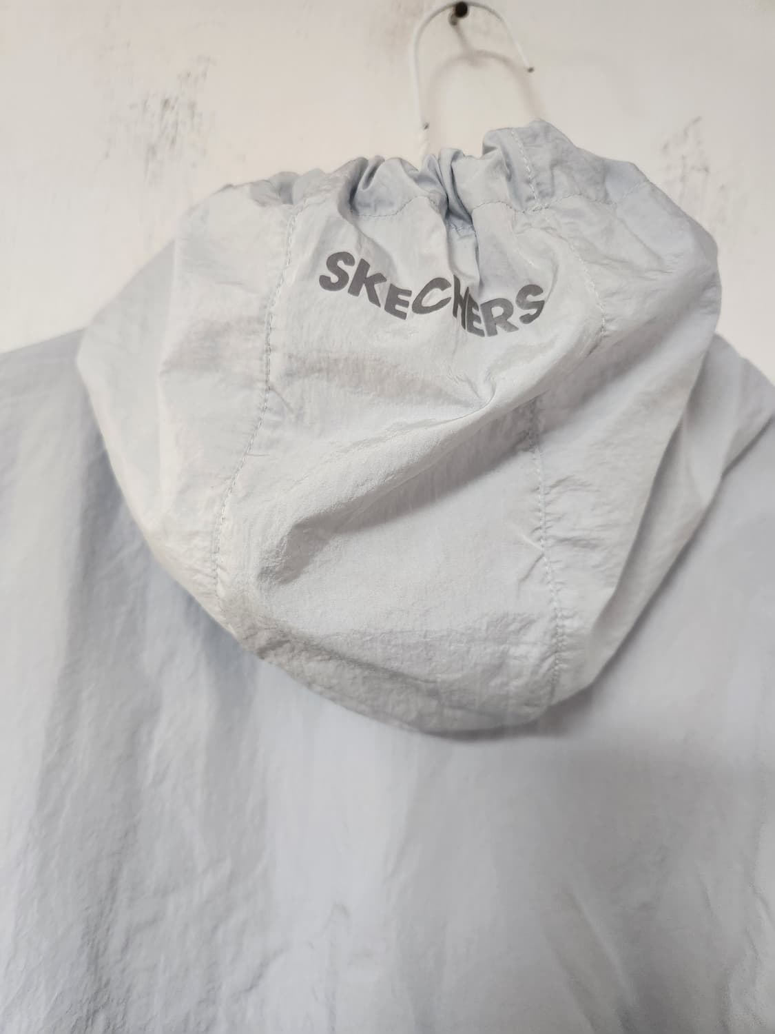 스케쳐스 바람막이 후드 자켓 그레이100 상품이미지4