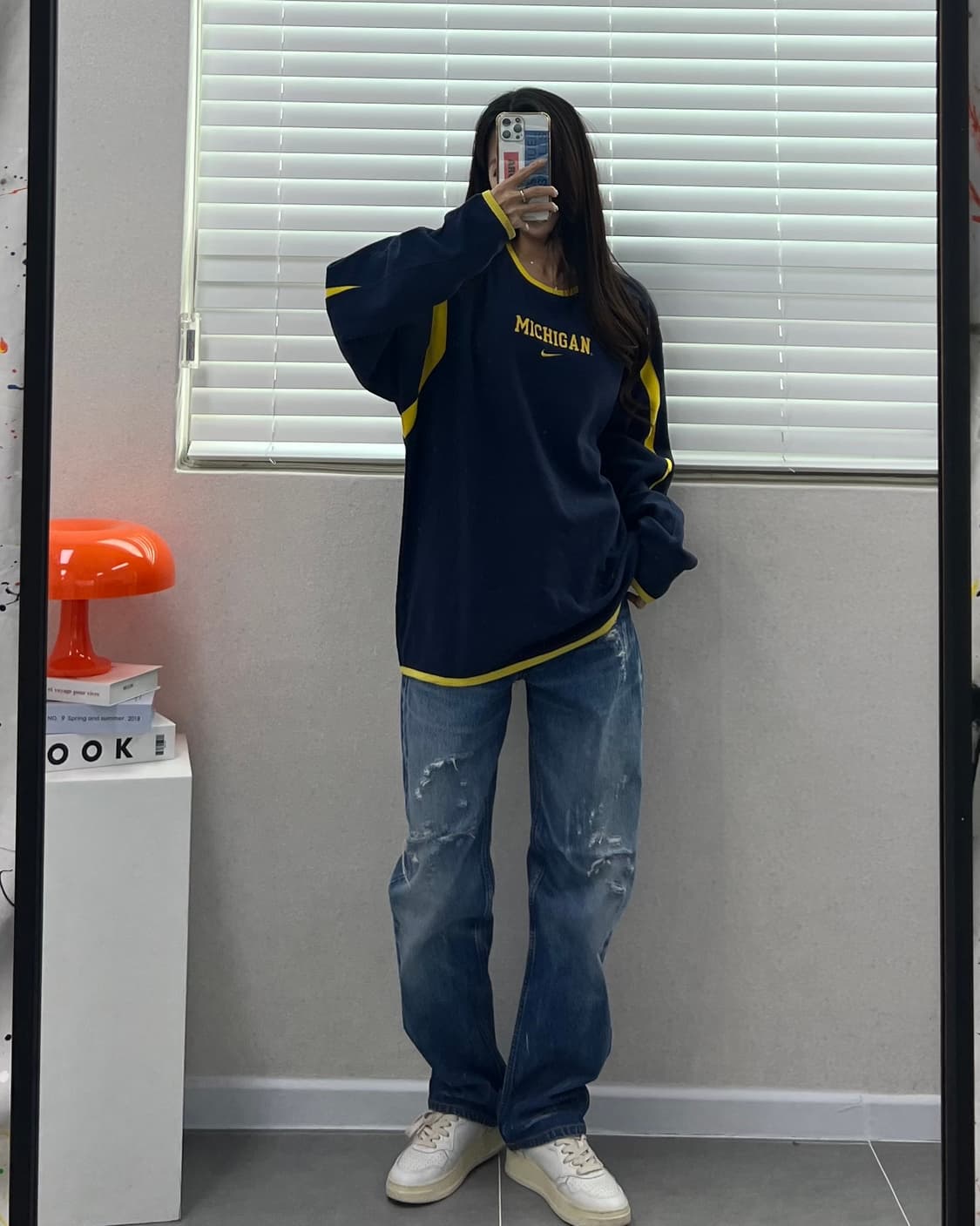 (M)00'S 나이키 후리스 맨투맨-M1787 상품이미지8