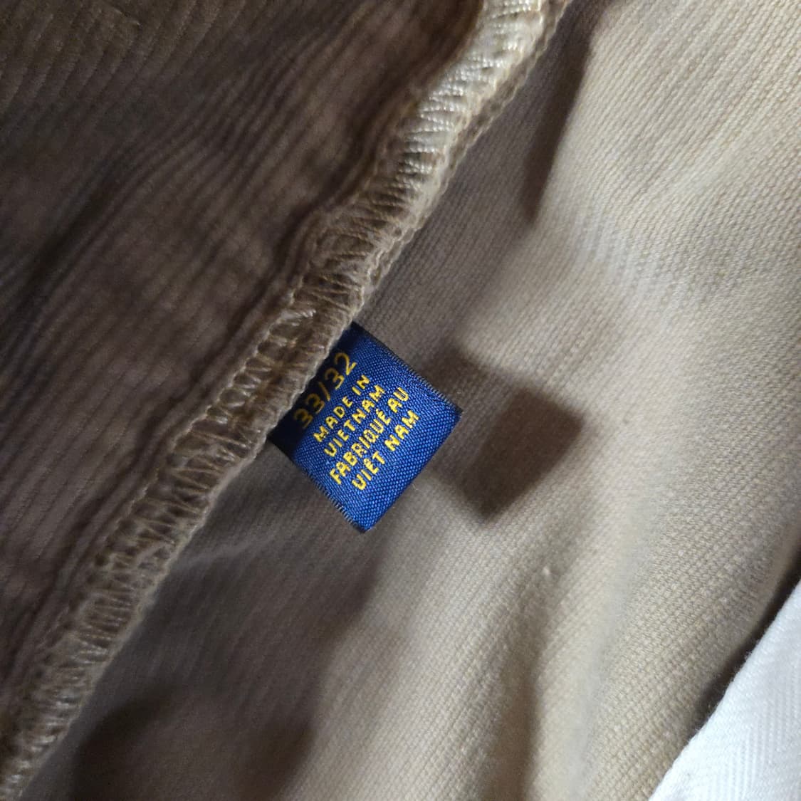 폴로 코듀로이 빈티지 패치워크 팬츠 바지 33/32 상품이미지9