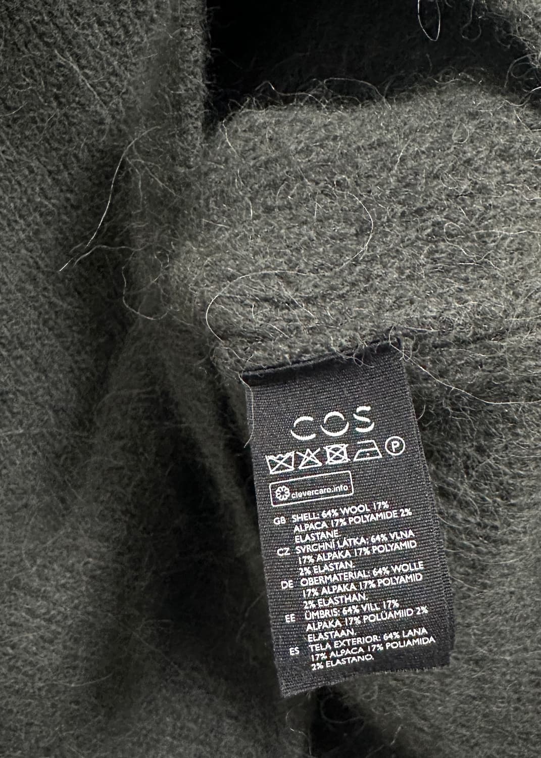 COS 여성 울 알파카 혼방 니트 상품이미지10