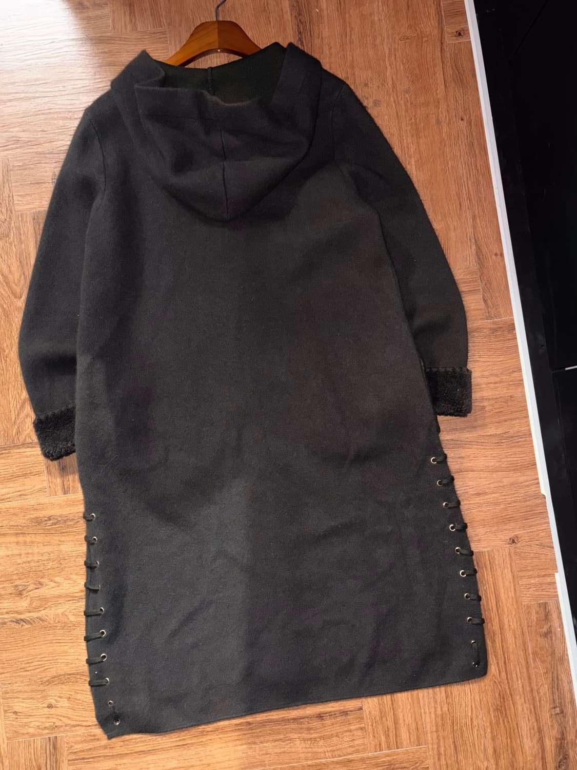 빈티지 후드 롱가디건 상품이미지6