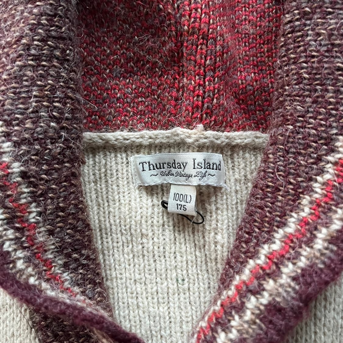 써스데이 아일랜드 니트 가디건  상품이미지3