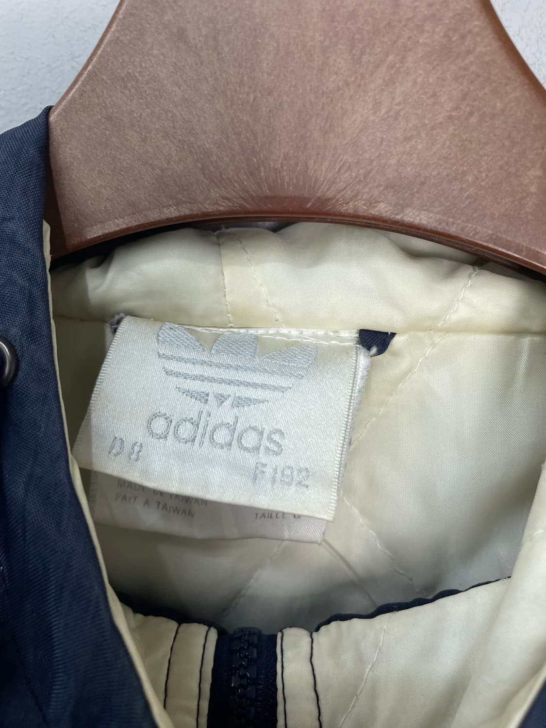 아디다스 90s 올드스쿨 나일론 트랙 네이비 바람막이 자켓 H1539 상품이미지6