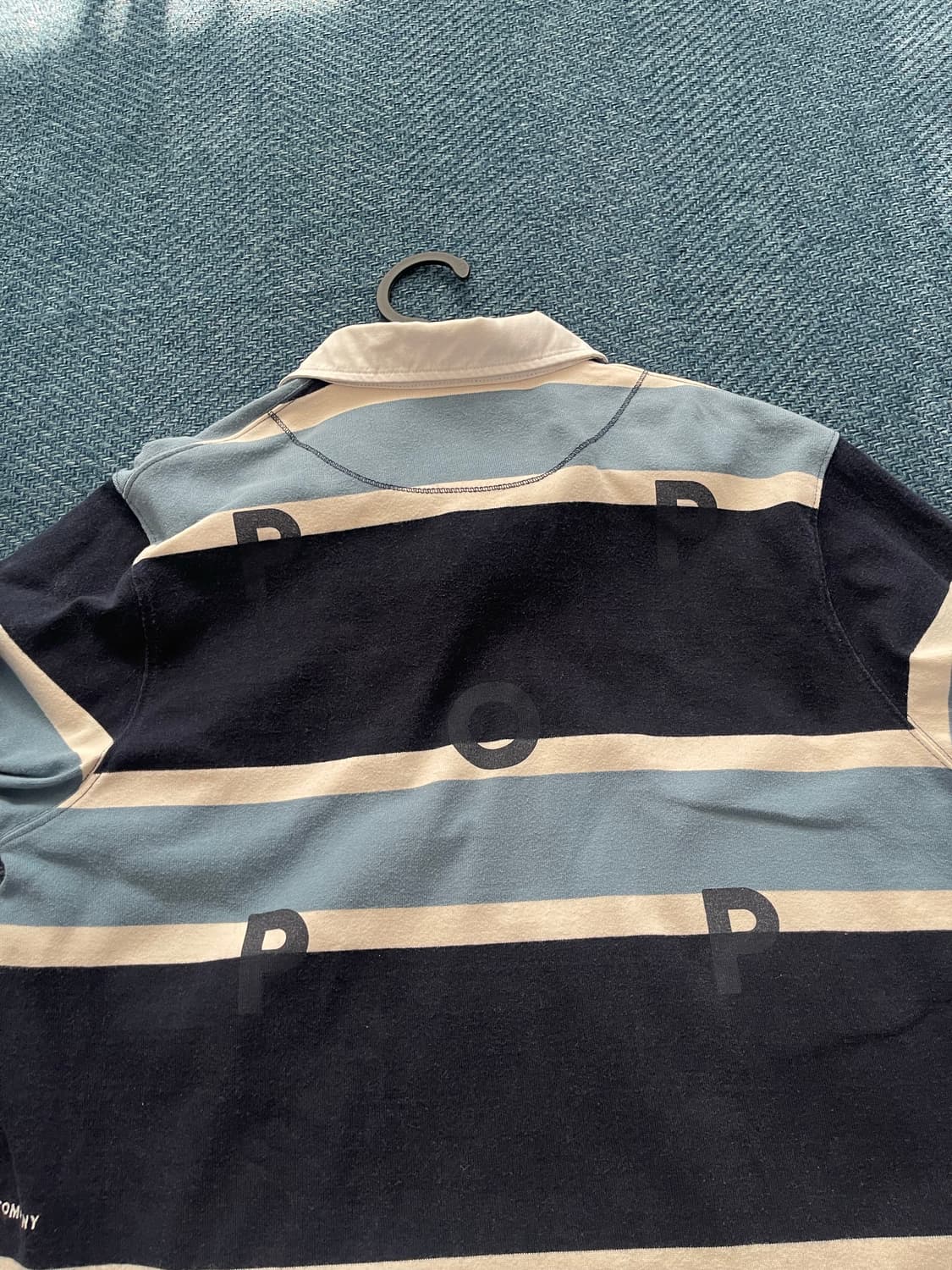 (L)팝트레이딩컴퍼니 스트라이프 럭비티 상품이미지3