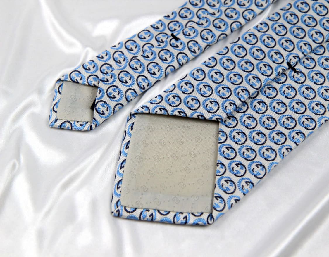 구찌 8.7cm A+등급 GG로고 남자 명품 넥타이 상품이미지5