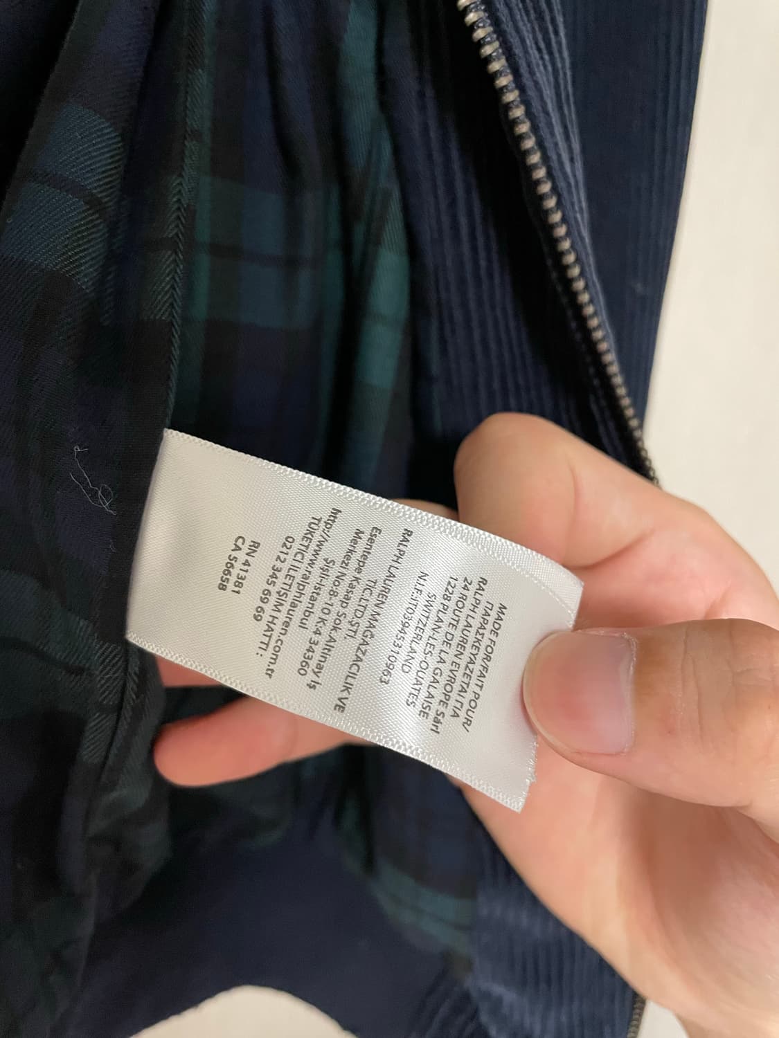폴로 바라쿠다 코듀로이 자켓 네이비 상품이미지4