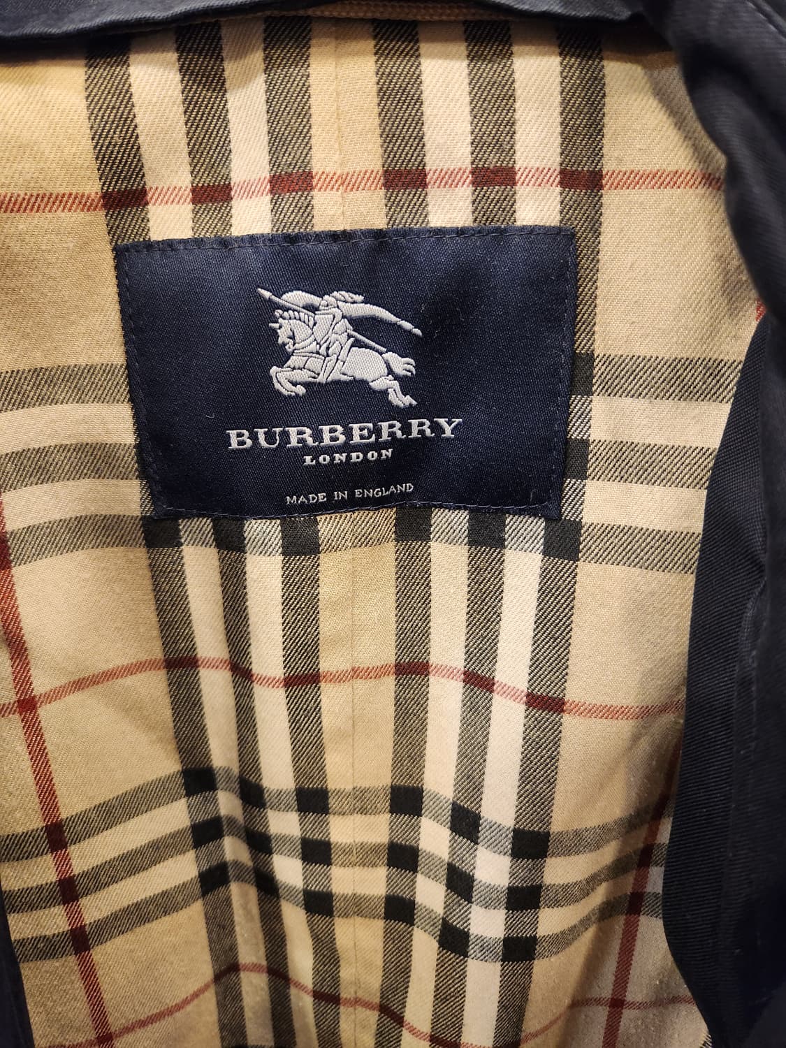 버버리 런던 네이비 트렌치코트 상품이미지7