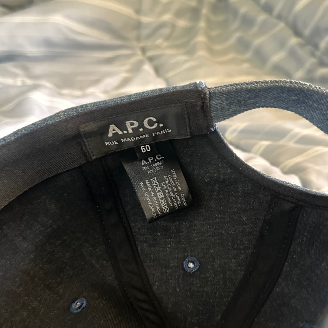 apc 모자 사이즈60 새상품 컨디션 상품이미지3