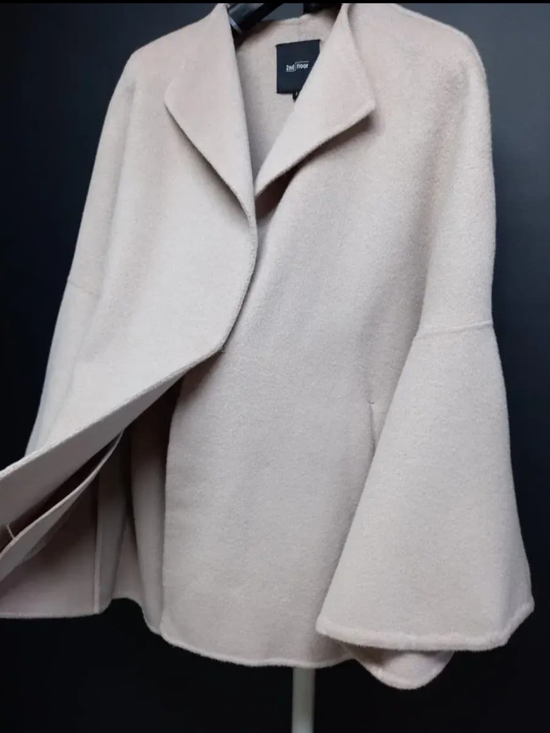 새 세컨플로어 핸드메이드 광폭 하프 코트 55-88 상품이미지6