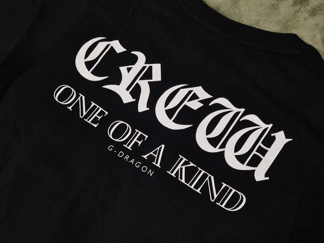 지드래곤 월드투어 스태프 반팔 티셔츠 크롬하츠 상품이미지2