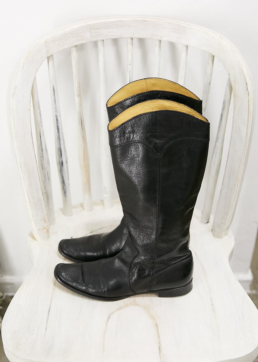 Square Toe Long Boots 상품이미지1