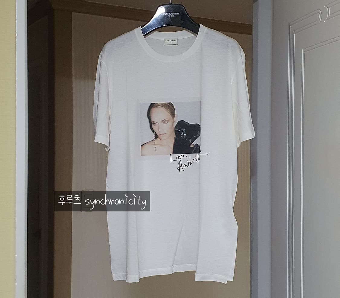 생로랑 Amber Valletta 포토 티셔츠 상품이미지2