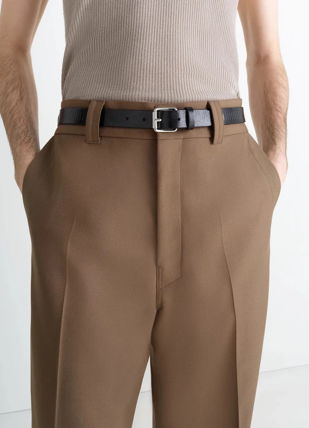 르메르 25FW 레일 벨트 25 다크 브라운 90 상품이미지2