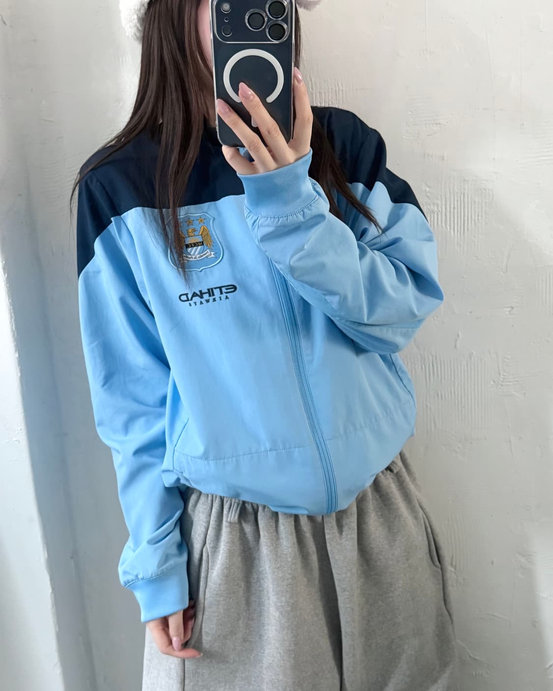 Nike 나이키 맨시티 유니폼 우븐 바람막이 자켓 상품이미지1