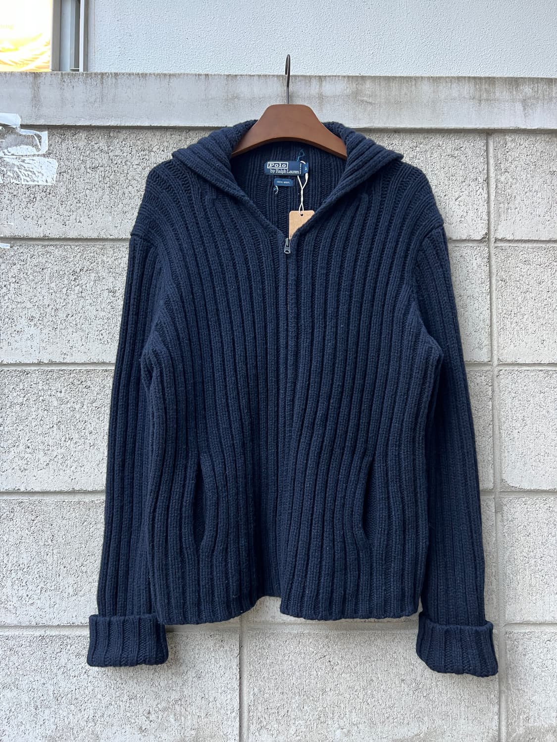 1990/00s POLO RALPH LAUREN 폴로니트집업가디건 상품이미지1