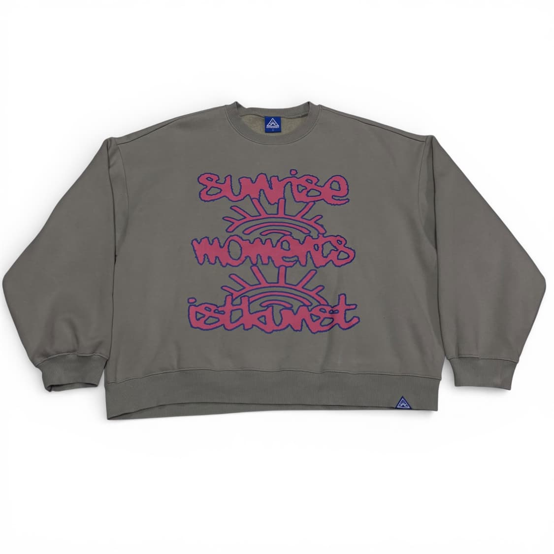 L 이스트쿤스트 카키 프린팅 맨투맨 상품이미지1