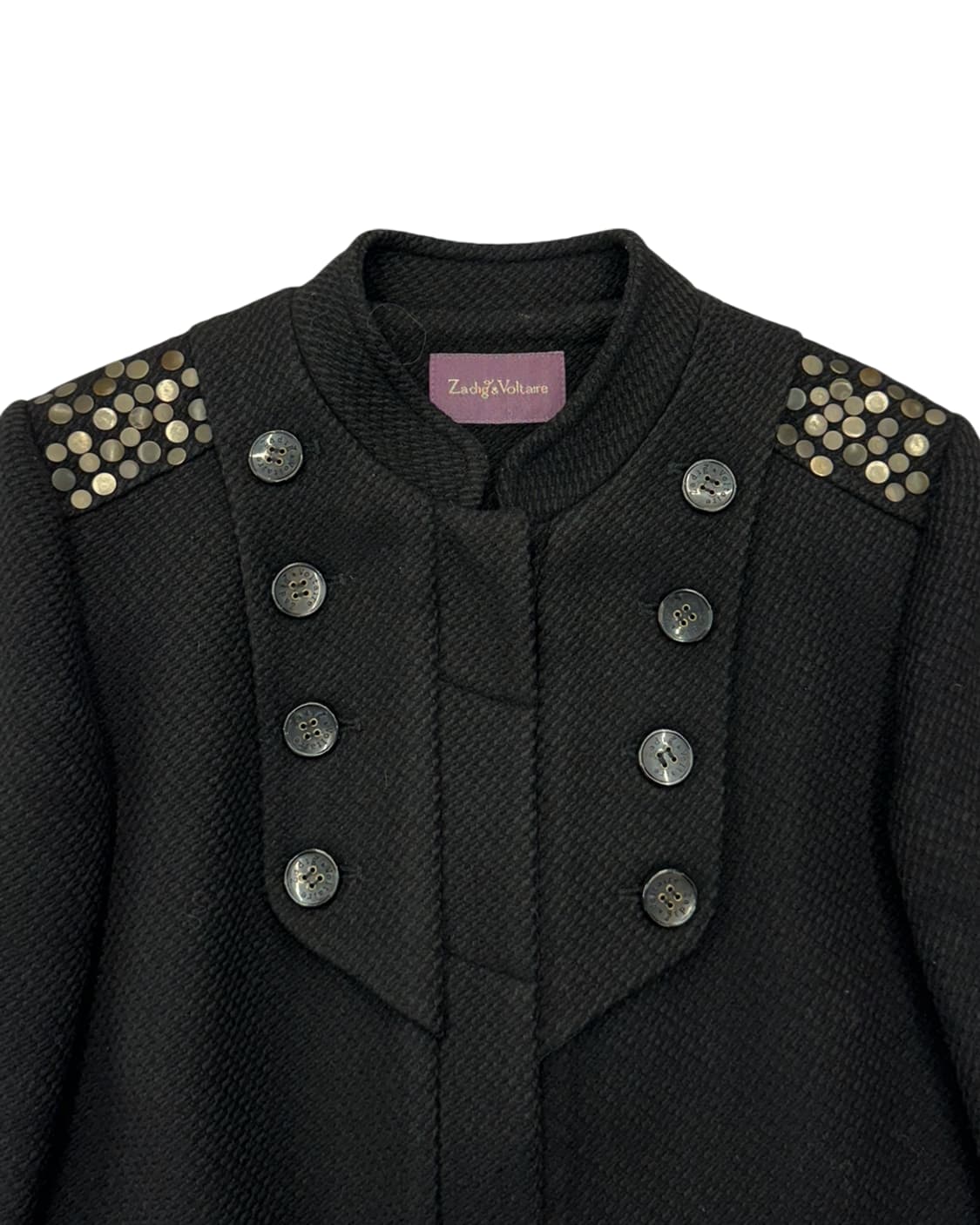 쟈딕앤볼테르 08AW 스터드 나폴레옹 코트 상품이미지6
