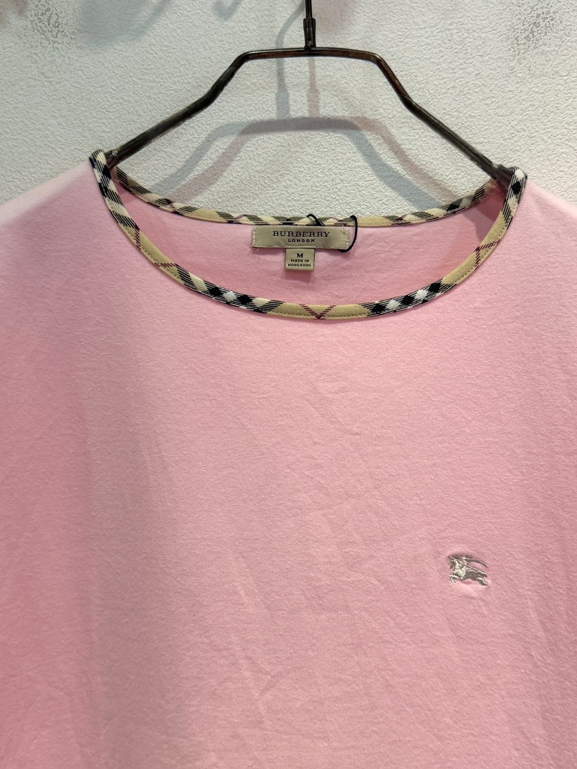 Burberry Pink T-Shirt (Made In HongKong) 상품이미지1