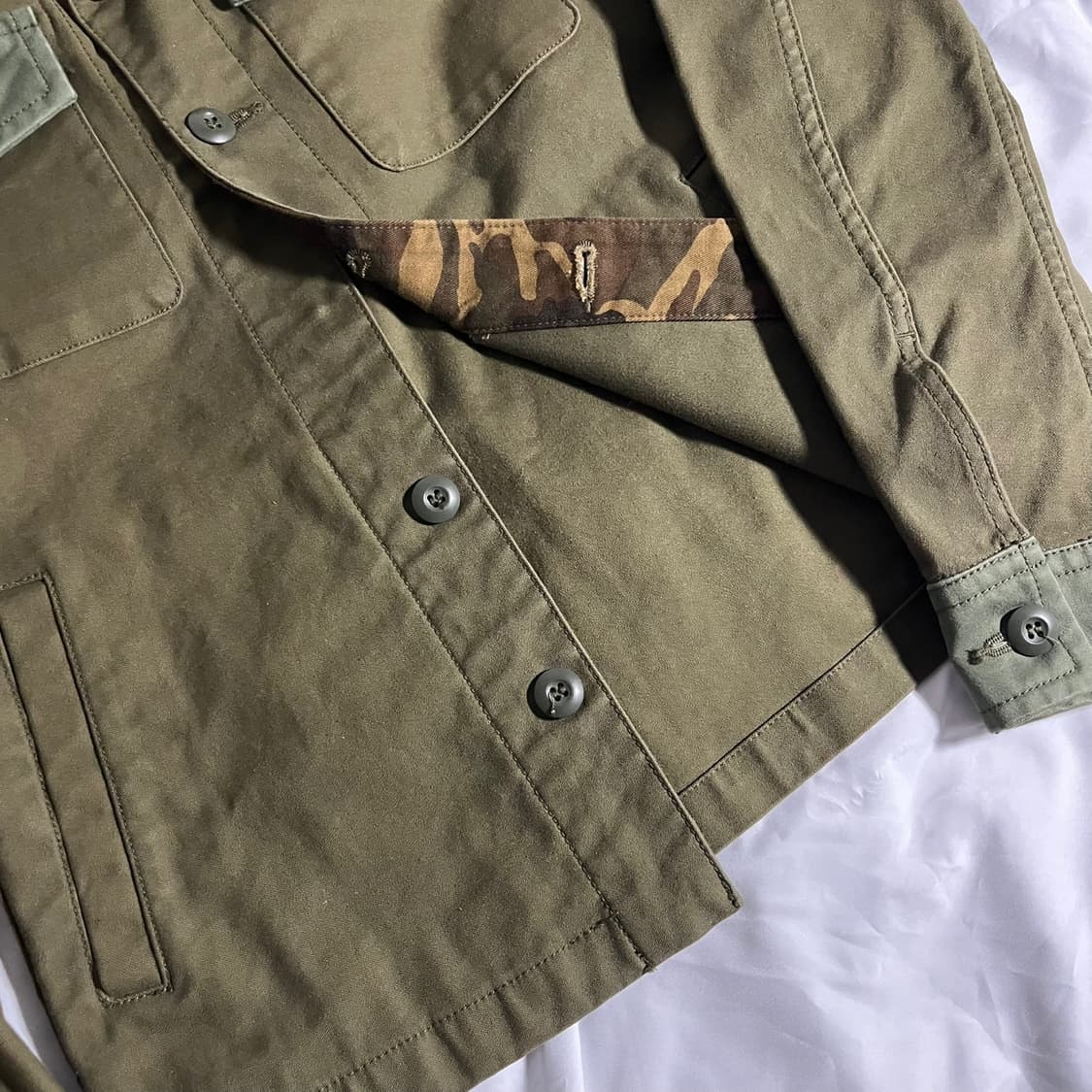 Luv Maison . 잭로즈 카모 밀리터리 자켓 상품이미지3