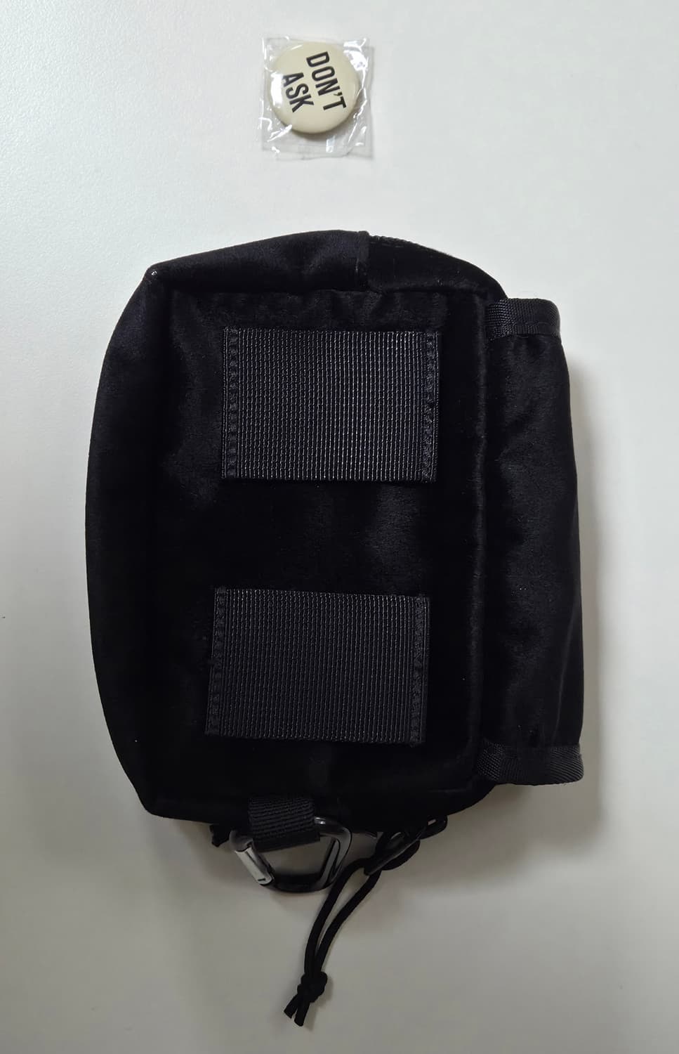 슈프림 벨벳 미니 파우치 블랙 상품이미지2