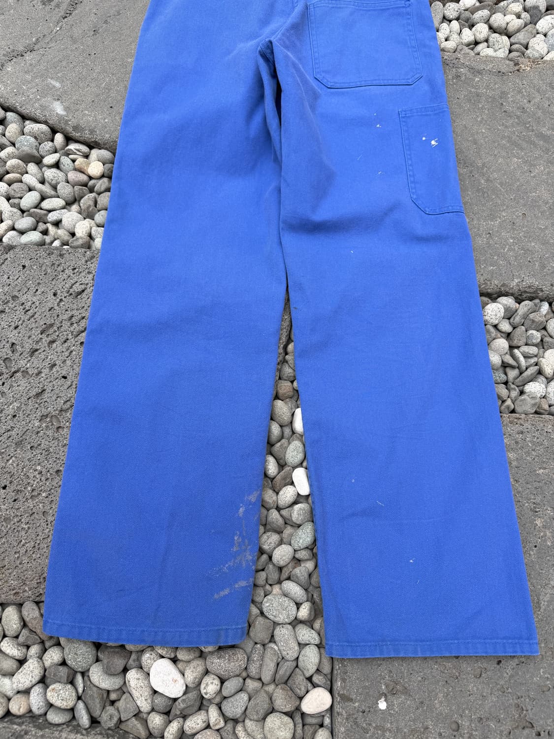 1990s DISTRESSED WASHED BLUE 빈티지 프렌치워크팬츠 상품이미지8