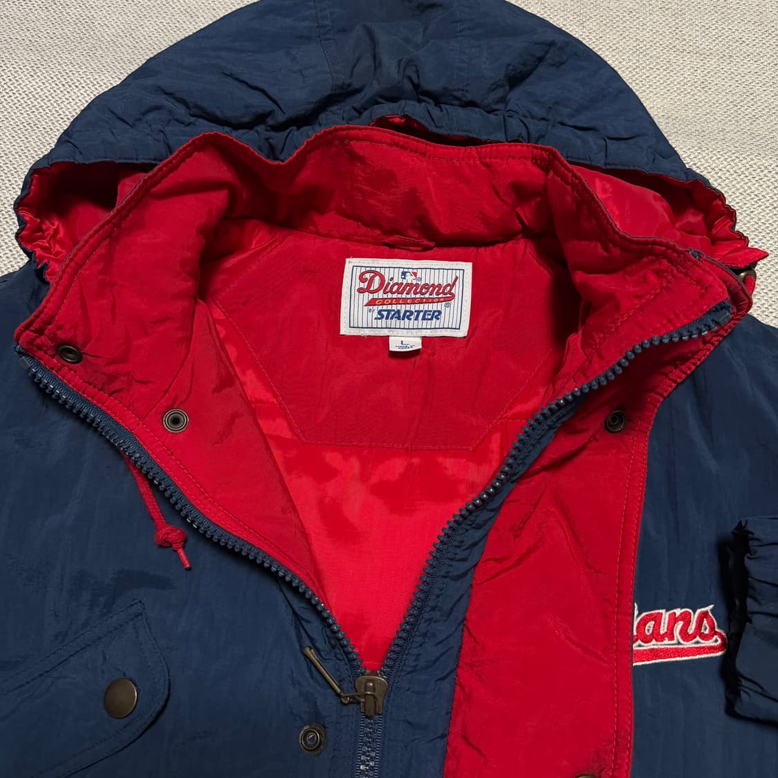 스타터 MLB 클리블랜드 인디언스 빅로고 자켓 상품이미지3