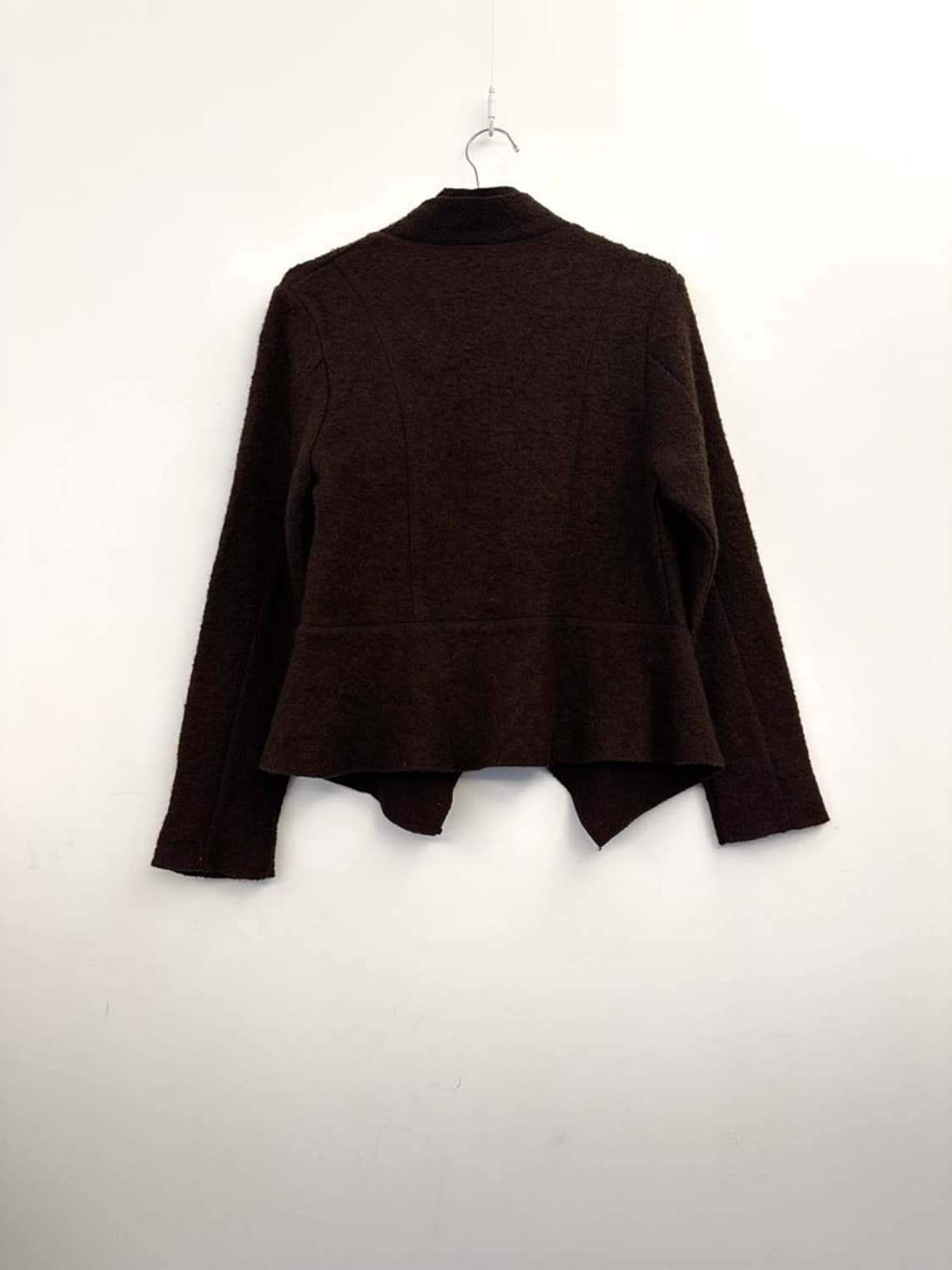 Warm 2 layered cardigan / brown 상품이미지4