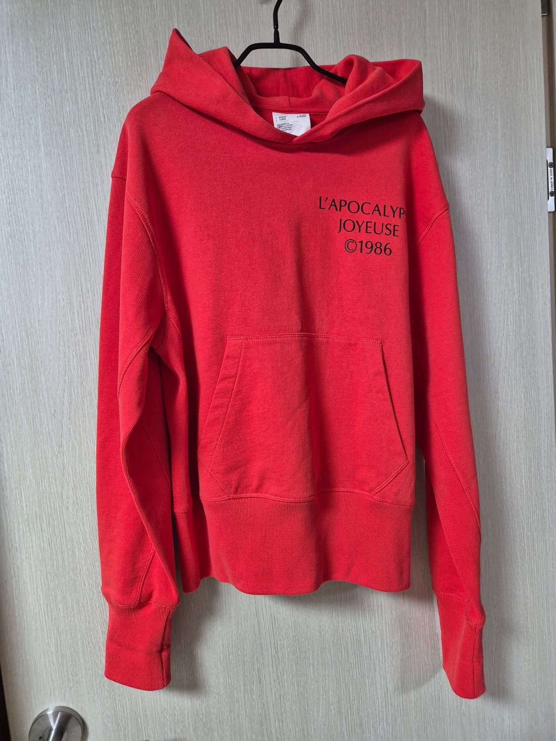 (정품) 헬무트랭 후드티 후드맨투맨 아포칼립스 후드 M 상품이미지2