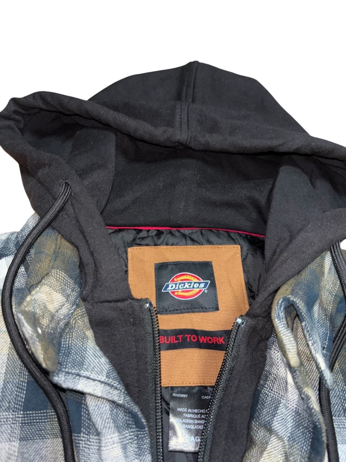 디키즈 플란넬 체크 후드 자켓 상품이미지7