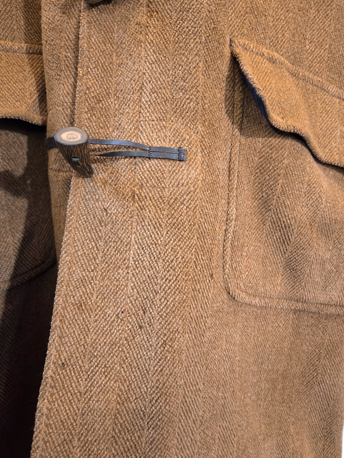 카멜 울 떡볶이 코트 상품이미지4