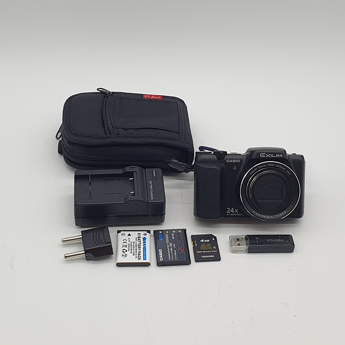 카시오 엑슬림 EX-H50 + 케이스 미드나잇 블랙🖤빈티지 디카 상품이미지9