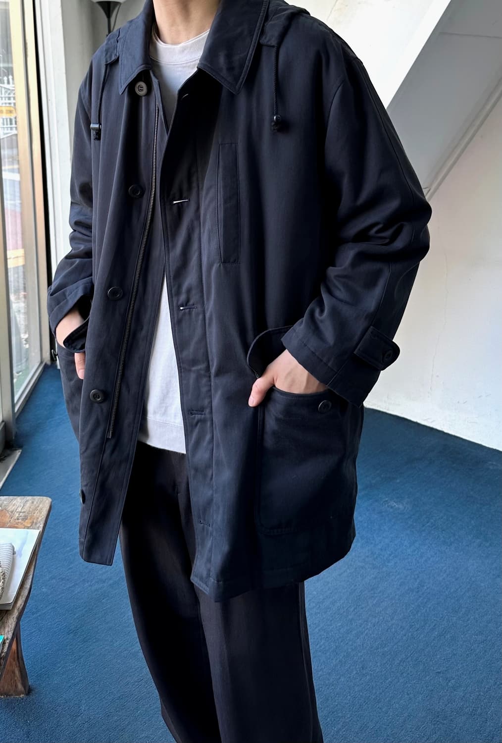 Soft fabric 2way linner mil coat 상품이미지10