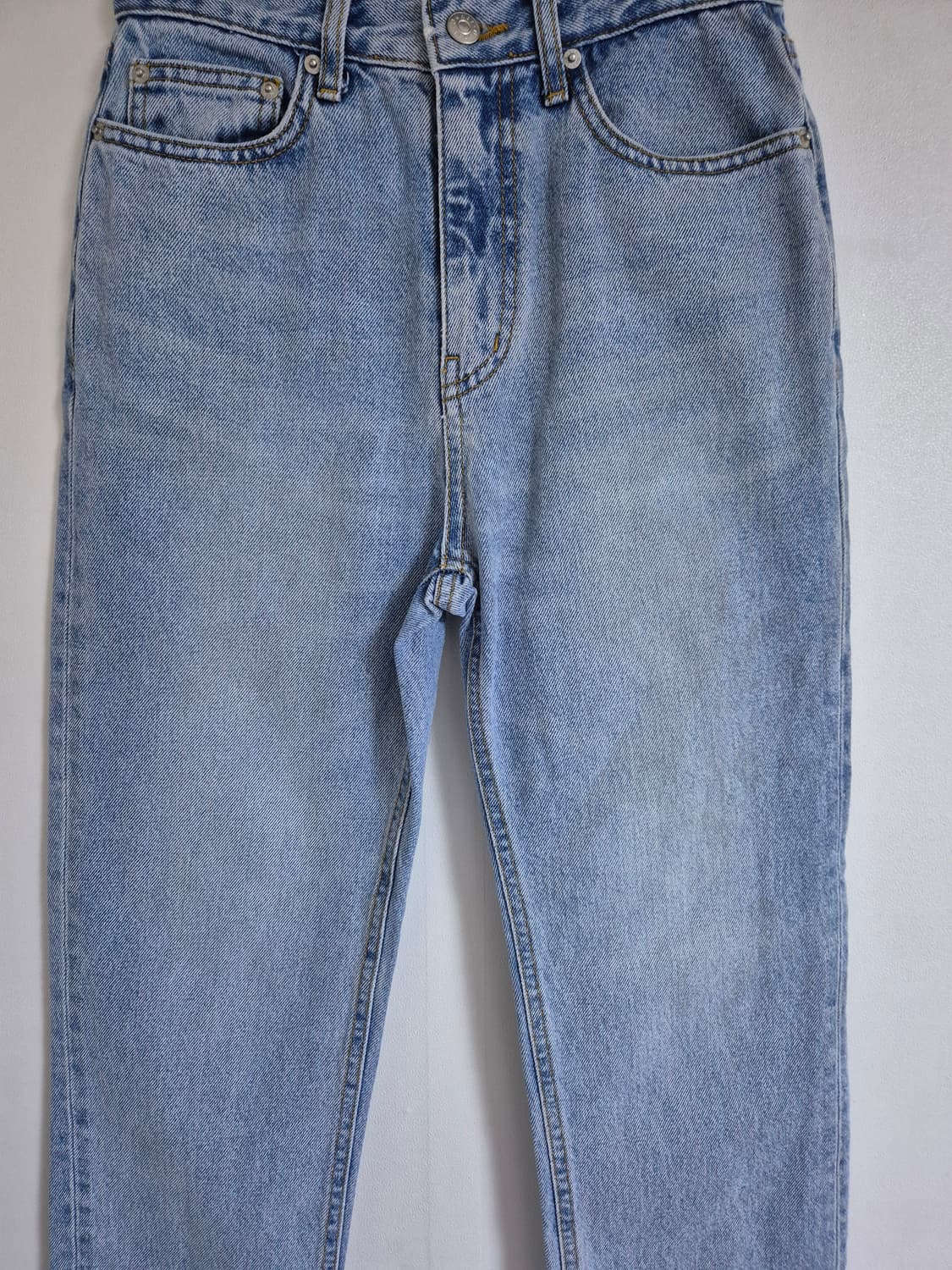 던스트 에센셜 스트레이트진 라이트블루 상품이미지5