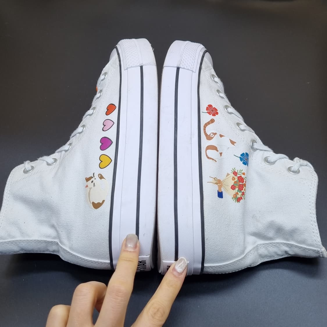 컨버스  리프트 캣프린트 하이탑250 상품이미지5