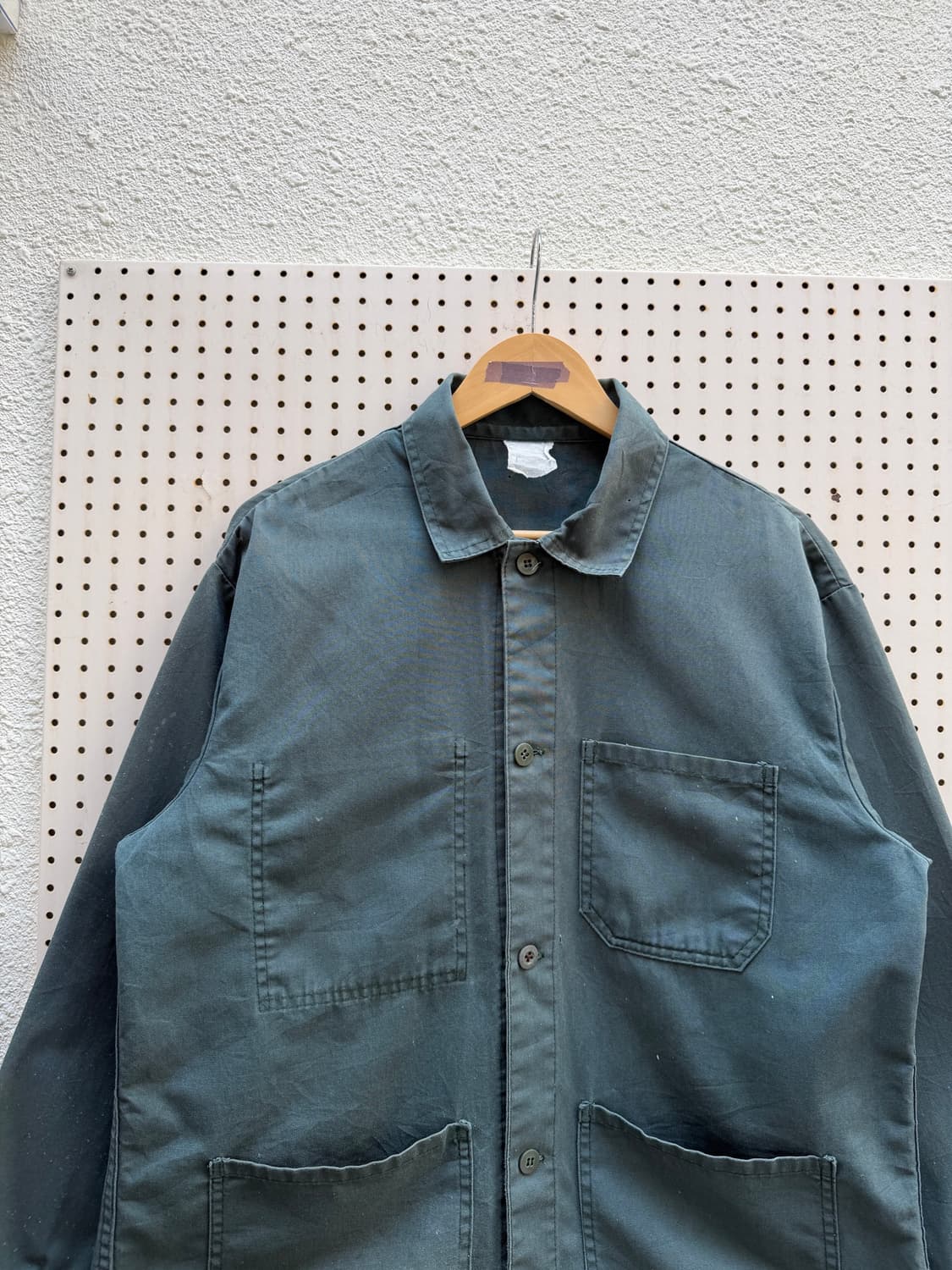 DISTRESSED FADED 70s SAGE GREEN 프렌치워크자켓 상품이미지5