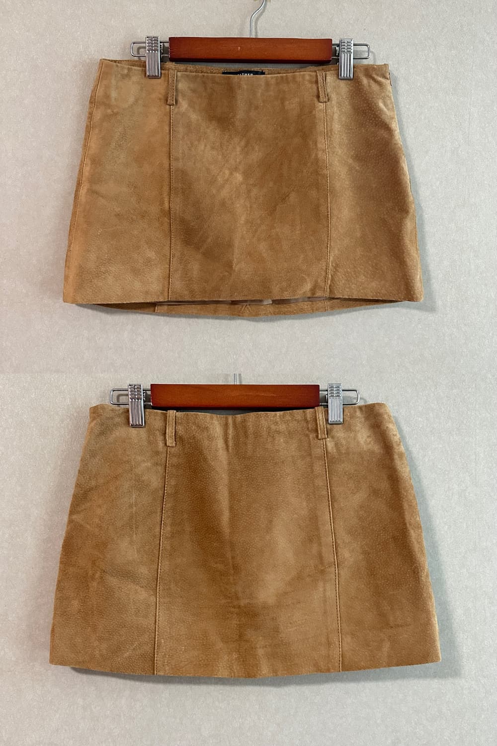 ZARA 리얼스웨이드 골반스커트 XS 상품이미지2