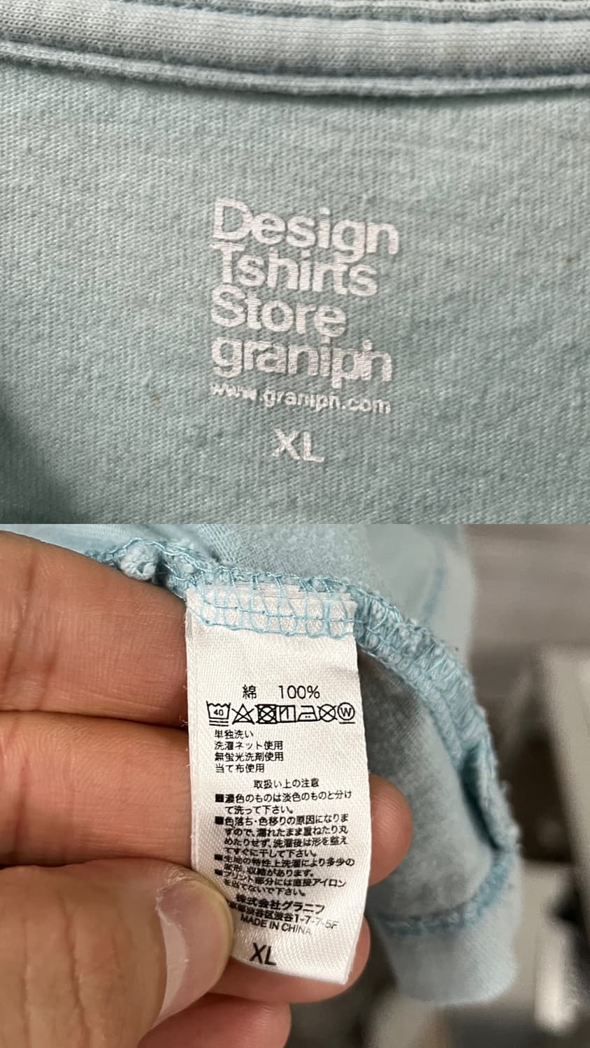 Graniph Suica 🐧 faded tee 상품이미지8