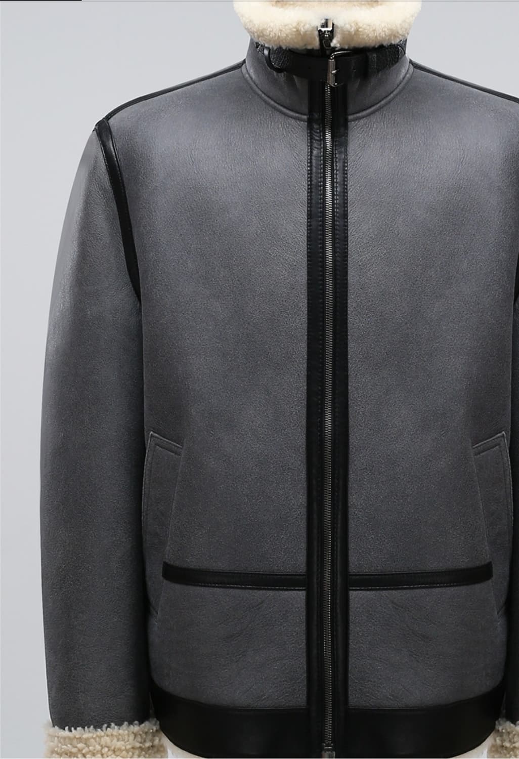 Real LambSkin - Crack Leather Mustang 상품이미지5