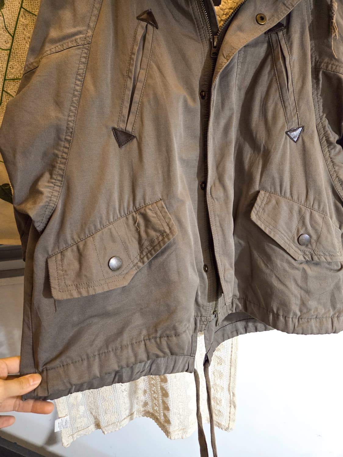 아방핏 숏 야상 자켓 상품이미지4