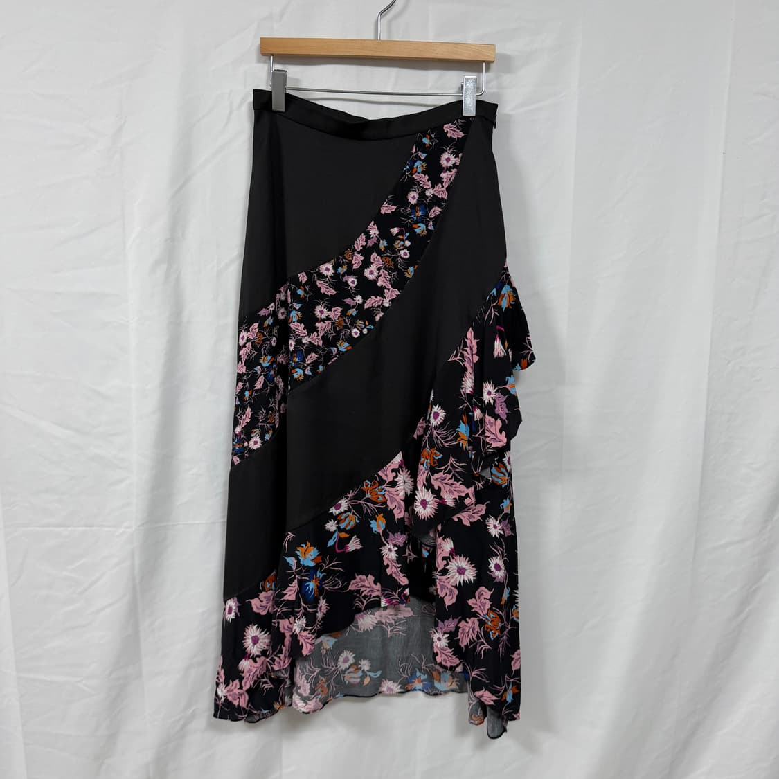 산드로(SANDRO) 플로럴 러플 스커트 상품이미지2