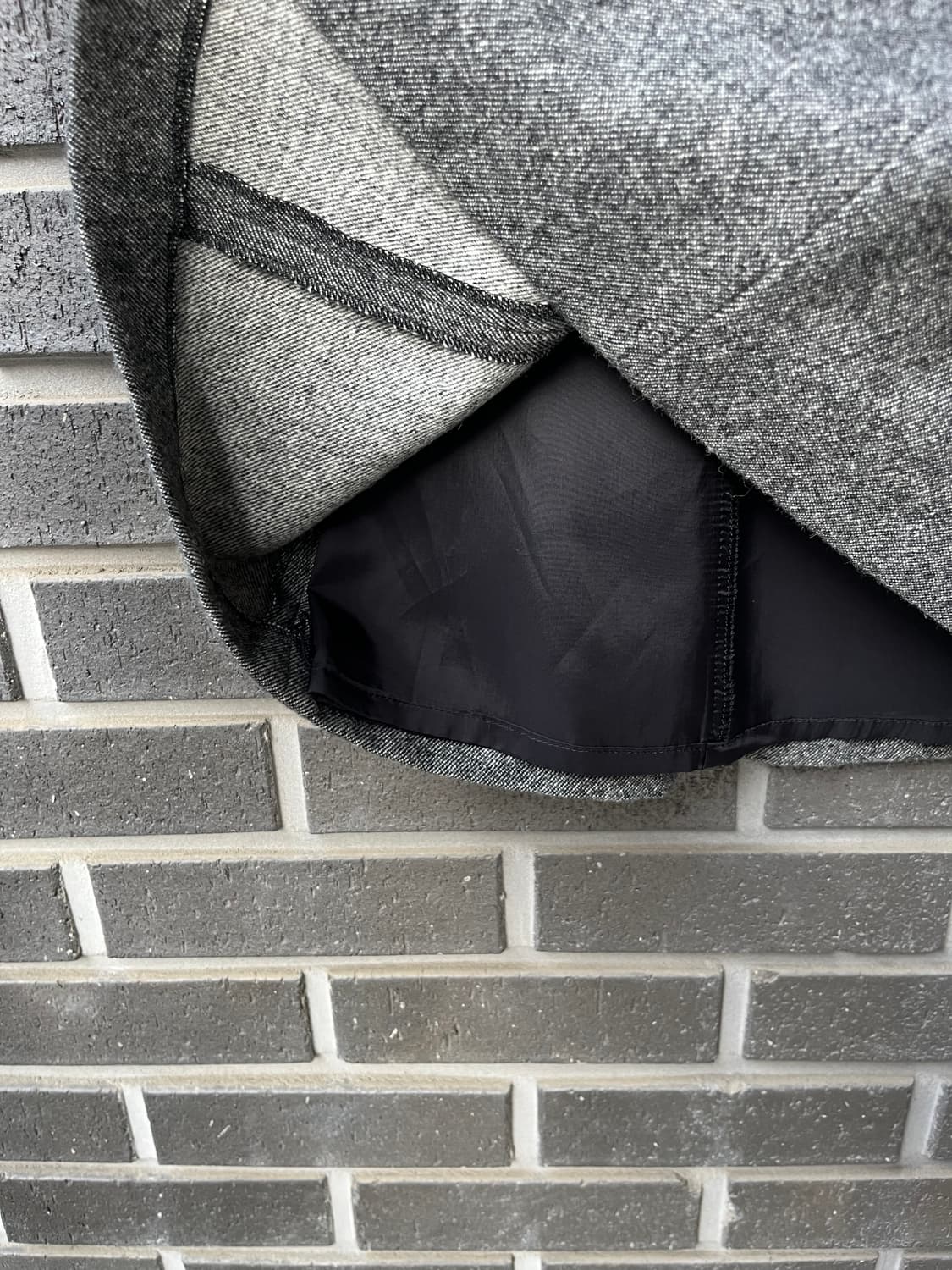 꾸레쥬 투포켓 스커트 그레이 상품이미지8