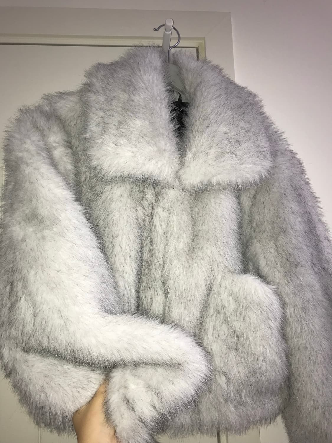 빈티지 아이보리 퍼자켓 상품이미지1