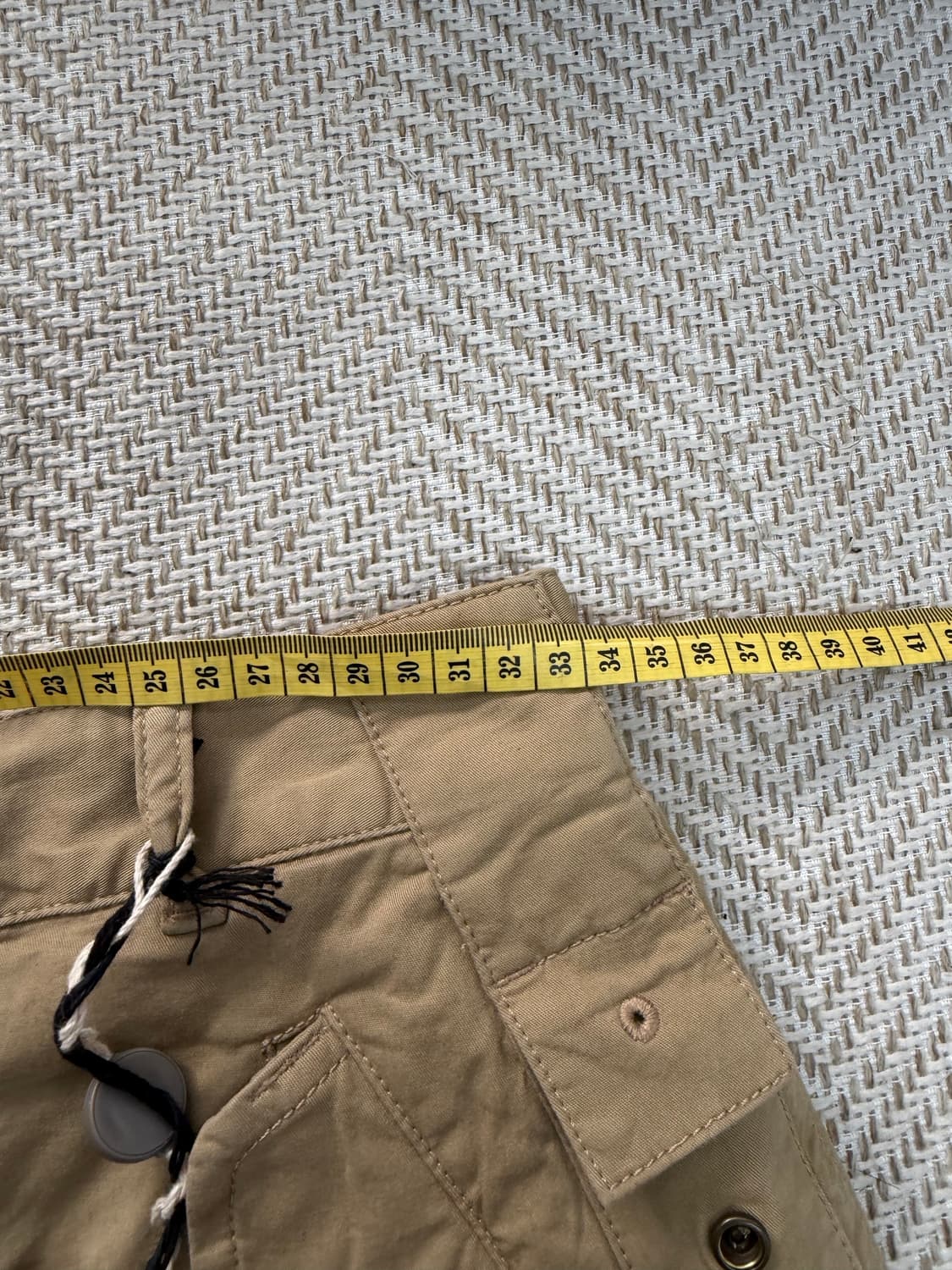 새제품) 디스퀘어드2 정품 여성 카키색 반바지 38(24-25) 상품이미지7