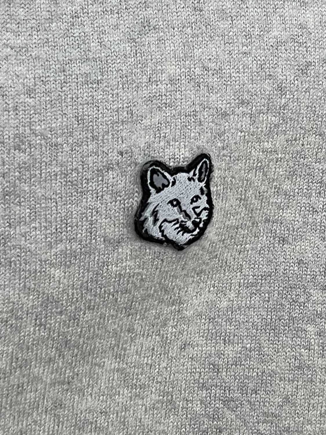 메종 키츠네 폭스 헤드 패치 울 가디건 상품이미지5